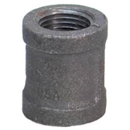 Homecare Products 8700133104 .5 in. Malleable Iron Pipe Fitting Black Coupling HO569331